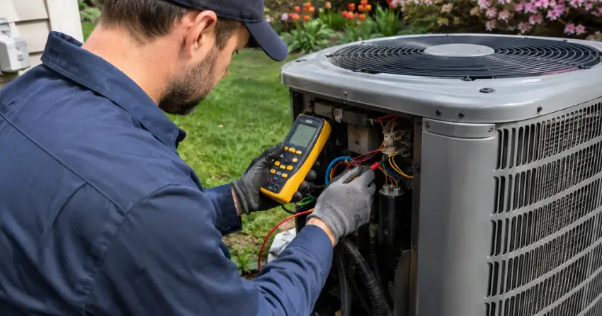 spring air conditioning service inspection in Brooklyn