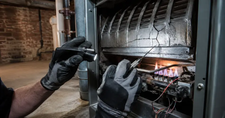 furnace heat exchanger inspection Queens