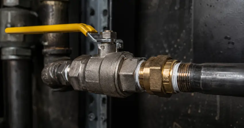gas shutoff valve and fitting installation New York