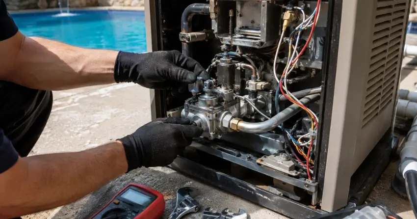 gas pool heater gas valve and ignition system repair The Bronx
