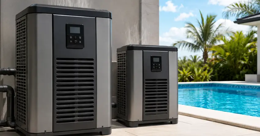 gas pool heaters BTU sizing comparison for pool in New York