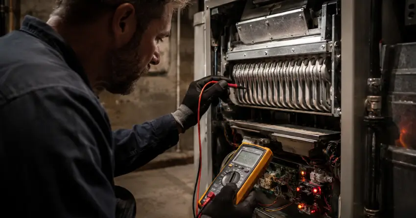 furnace diagnostic check heat exchanger New York