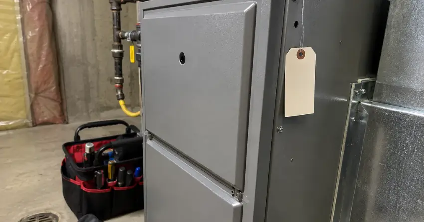 annual furnace service inspection completed in New York